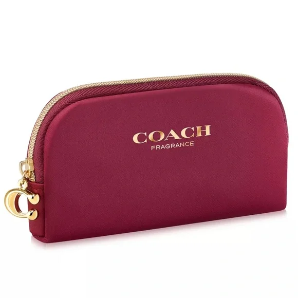Coach Red Bag Mini Coin Purse Wallet Pouch - Picture 1 of 1